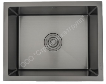 Кухонная мойка стальная Gappo GS5040-6 500х400х215 черная