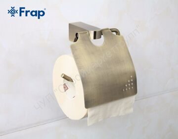 Держатель для туалетной бумаги Frap F1403 под бронзу