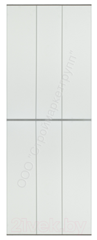 Экран-дверка Comfort Alumin 83х200 см Белый матовый