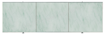 Экран под ванну Comfort Alumin 1,5х0,5м Олимп зеленый