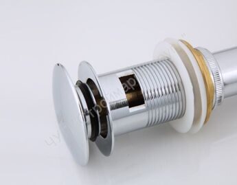 Донный клапан с переливом для керамической раковины Ø41 5 mm Frap F65-2