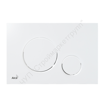Кнопка управления для скрытых систем инсталляции, белый AlcaPlast M670