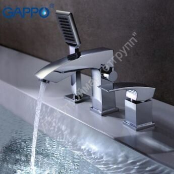 Смеситель для ванны на 3 отверстия Gappo JACOB G1107
