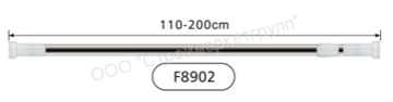 Штанга телескопическая стальная 110-200 cm Frap F8902