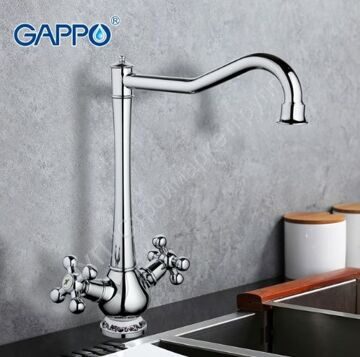 Смеситель для кухни с керамическим рисунком Gappo TUBIN G4065