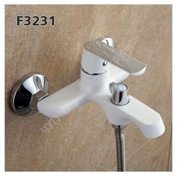 Смеситель для ванны Frap F3231 белый/хром