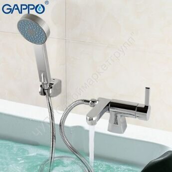 Смеситель для умывальника с гигиеническим душем Gappo CHANEL G1204