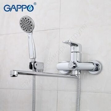 Смеситель для ванны с изливом 35 cm Gappo NESA G2260