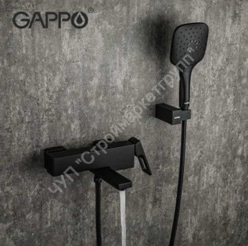 Смеситель для ванны Gappo G3217-6 черный