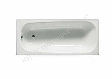 Ванна стальная эмалированная White Wave Optimo L - 1700 мм