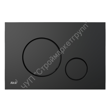 Кнопка управления для скрытых систем инсталляции, черный-мат Alca plast M678