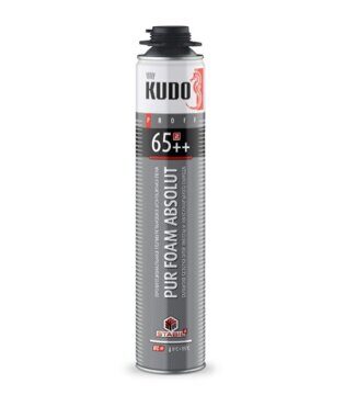 Пена полиуретановая монтажная KUPР10S65++   KUDO PROF 65++ 1000 мл