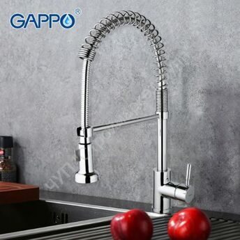 Смеситель для кухни с гибким изливом Gappo G1052-3