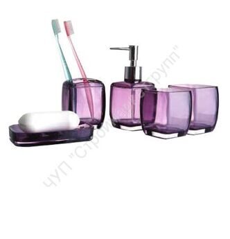 Набор аксессуаров для ванной комнаты Frap F301-3 фиолетовый