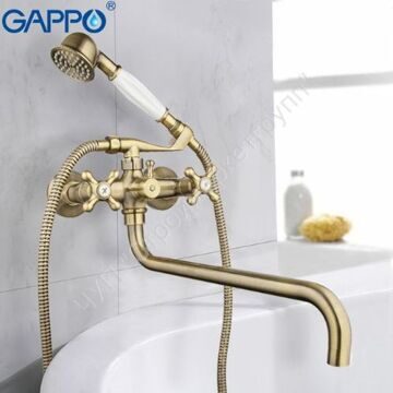 Смеситель для ванны с изливом 35 cm Gappo SOFIA G2263-4 под бронзу