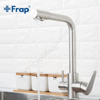 Смеситель для кухни с подключением фильтра питьевой воды Frap F4348